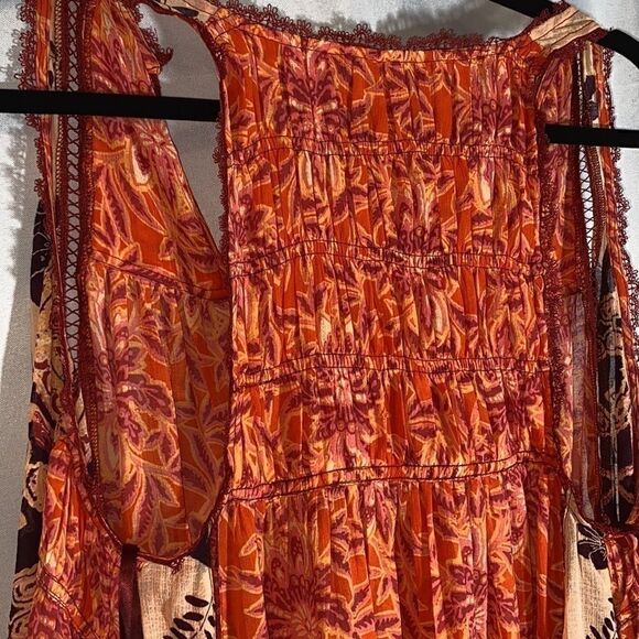 FREE PEOPLE FEEL THE HEAT PRINTED TUNIC - Picture 6 of 7